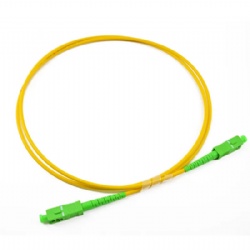 Single mode 3.0mm Simplex SC-SC APC Fiber Optical Cord